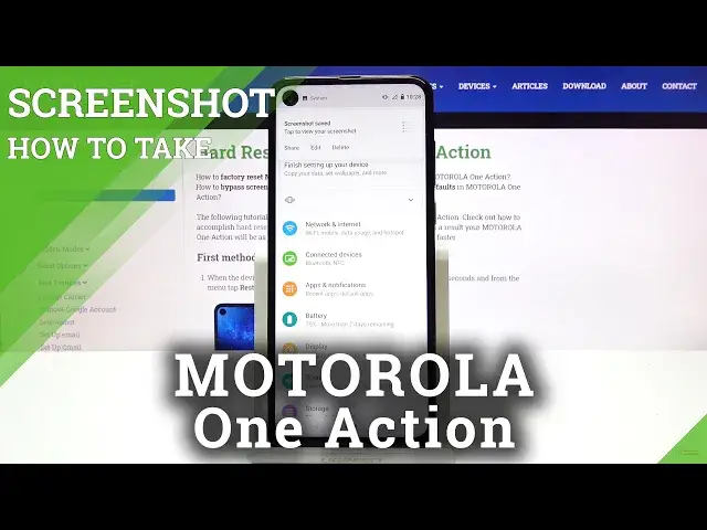 Video thumbnail for How to Take Screenshots on Motorola One Action – Capture Screen Content