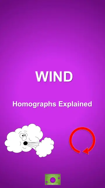 'Video thumbnail for Wind: Homographs Explained'