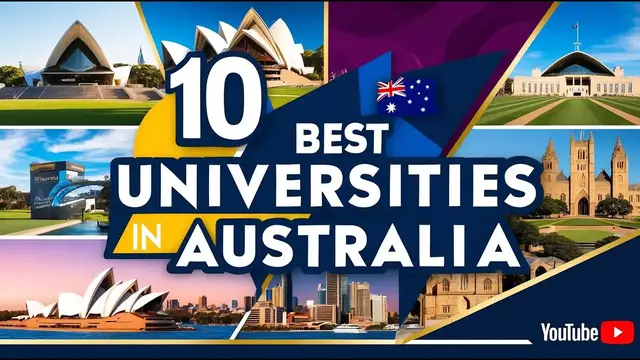 Video thumbnail for Top 10 Best Universities in Australia - Study in Australia