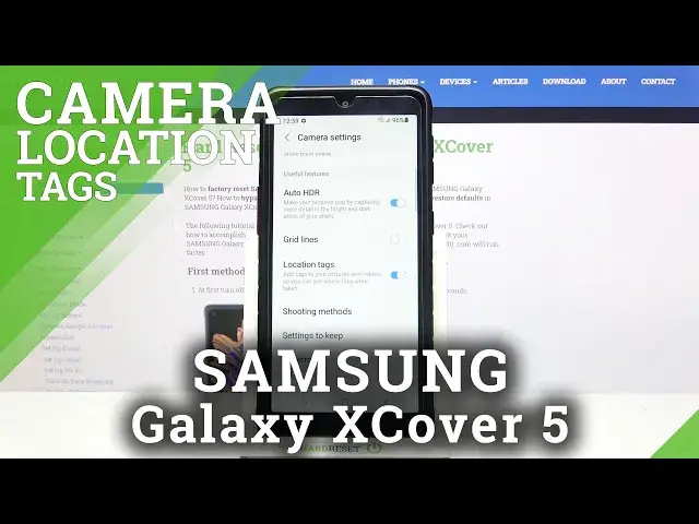 Video thumbnail for How to Enable/Disable Camera Location Tags in SAMSUNG Galaxy XCover 5 – Customize Location Settings