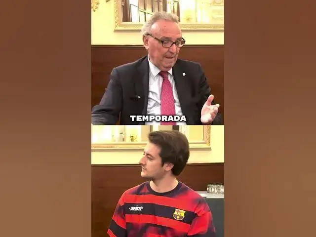 Video thumbnail for EL EX PRESIDENTE DEL BARÇA GASPART VALORA LAS CRÍTICAS A LAPORTA