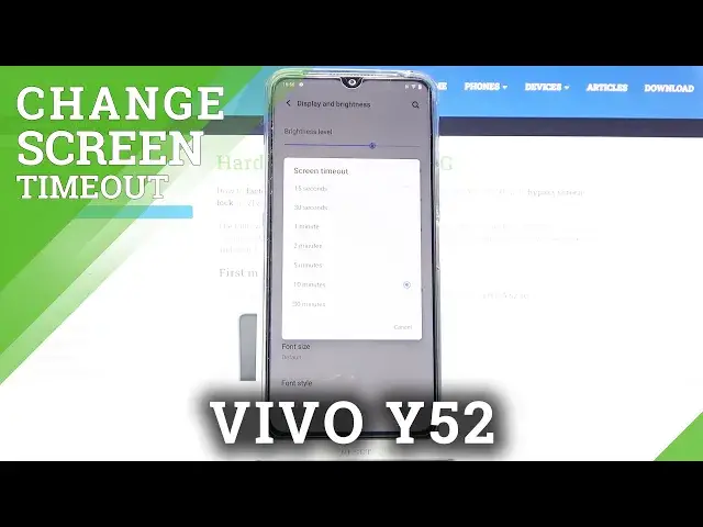 'Video thumbnail for How to Change Screen Timeout in VIVO Y52 – Blackout Time'