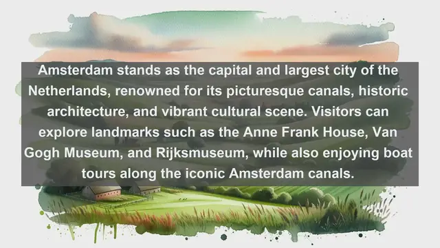 Video thumbnail for Discovering the Dutch Metropolises: Top 10 Largest Cities in the Netherlands