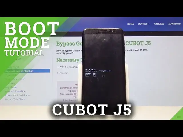 'Video thumbnail for Boot Mode in CUBOT J5 - How to Open Bootloader'