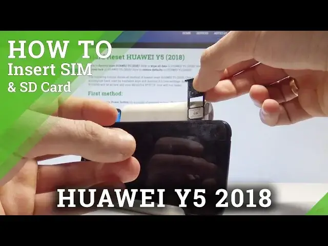 Video thumbnail for HUAWEI Y5 2018 HOW TO INSERT SIM and SD Card / Set Up SIM & SD