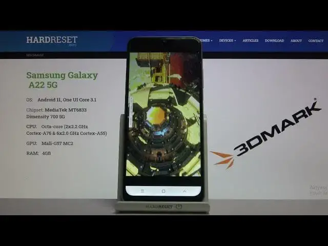 'Video thumbnail for Benchmark SAMSUNG Galaxy A22 5G | 3DMark Sling Shot Extreme | MediaTek Dimensity 700 | 4GB RAM Test'