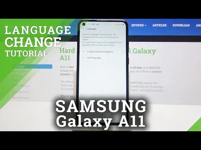 Video thumbnail for How to Change System Language on SAMSUNG Galaxy A11 – Change Device Language
