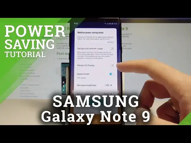 'Video thumbnail for How to Enable Power Saving Mode on SAMSUNG Galaxy Note 9 - Battery Saver in Galaxy'