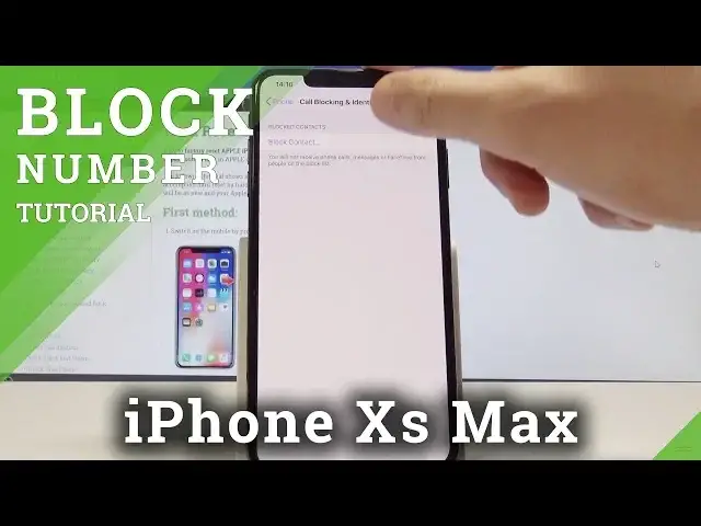 'Video thumbnail for How to Block Number on iPhone Xs Max - Block Calls and Messages on iOS'