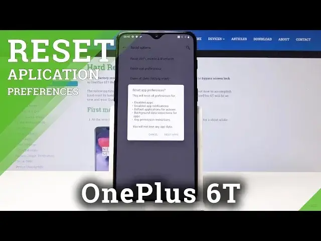 'Video thumbnail for How to Reset App Preferences in OnePlus 6T  - Default App Preferences'