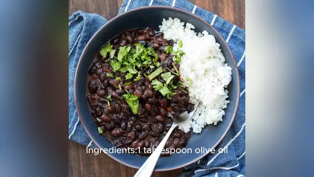 Video thumbnail for black bean recipe