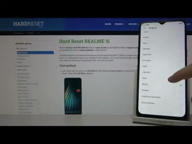 Video thumbnail for Listen to all Default Ringtones on REALME 5I - Ringtone List