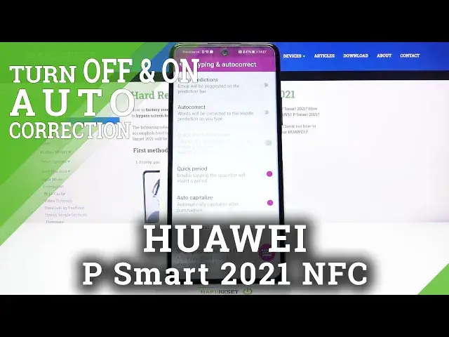 Video thumbnail for How to Enter Text Correction Options in Huawei P Smart 2021 NFC?
