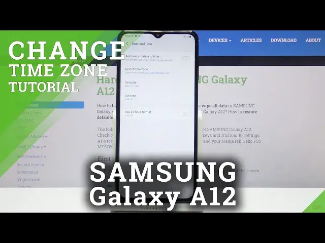 'Video thumbnail for How to Change Date & Time in SAMSUNG Galaxy A12 – Time Settings'