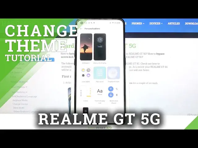 'Video thumbnail for How to Change Theme of Realme GT 5G - Pick Different Theme'