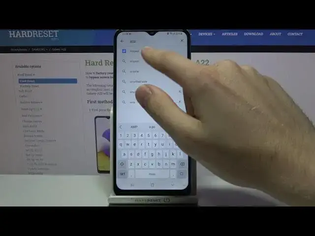 'Video thumbnail for How to Find Out Battery Information on Samsung Galaxy A22 - Use Ampere App'
