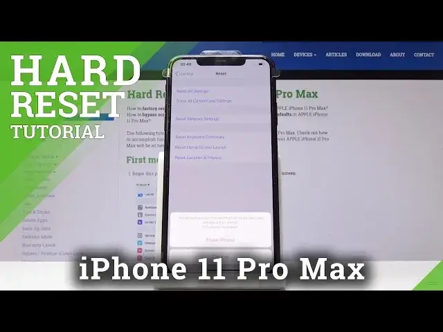 'Video thumbnail for iPhone 11 Pro Max Wipe Data / Factory Reset'