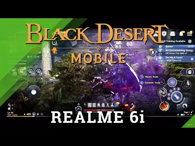 'Video thumbnail for Black Desert Mobile on Realme 6i - Check Performance and Graphics | Smartphone Game'