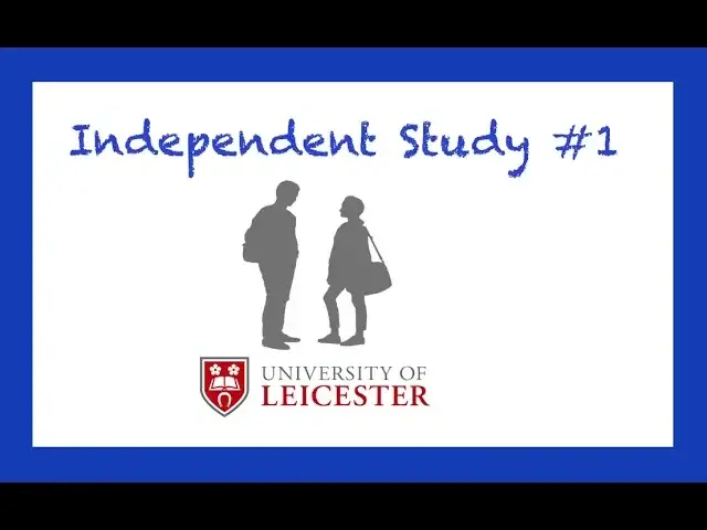 Video thumbnail for Independent Study Video 1: Lesson & worksheet (Leicester University)
