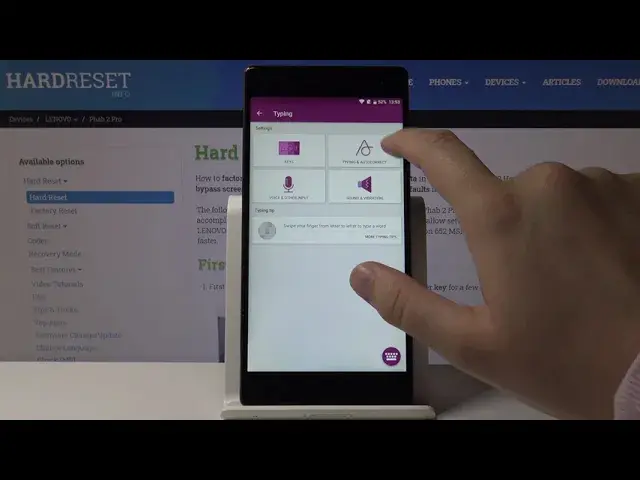 Video thumbnail for LENOVO Phab 2 Pro – Activate / Use Keyboard Auto-Correction Option