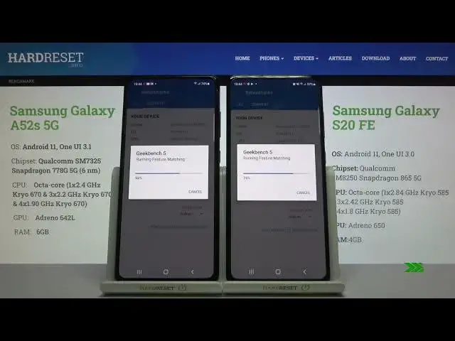 'Video thumbnail for SAMSUNG Galaxy A52s 5G vs SAMSUNG Galaxy S20 FE - Geekbench 5 GPU Vulkan'