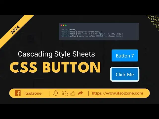 Video thumbnail for Master CSS Buttons | Button 7 | Web Development | UI Design | Responsive Button | ITSolZone