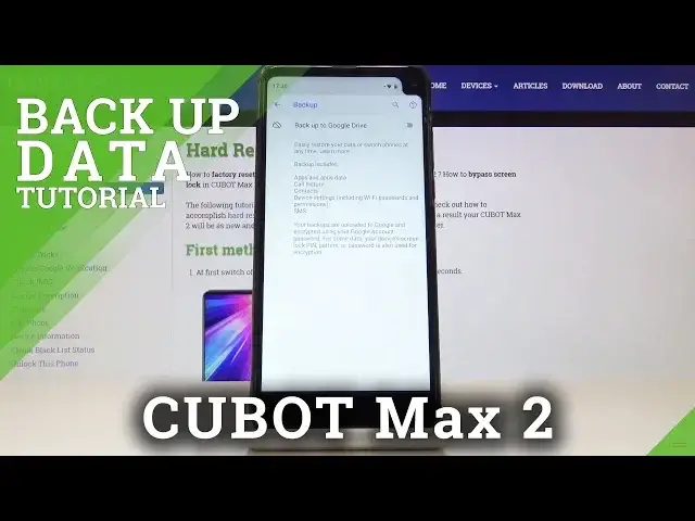 Video thumbnail for How to Activate Google Backup in CUBOT Max 2 - Add Google Account