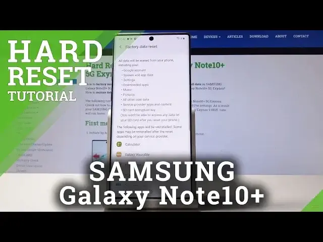 Video thumbnail for Factory Reset SAMSUNG Galaxy Note 10+ - Hard Reset / Wipe Data