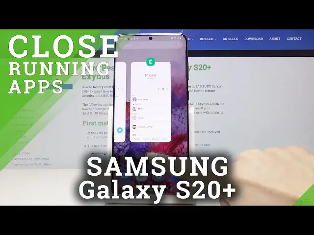 'Video thumbnail for How to Turn Off Running Apps in Samsung Galaxy S20+ | Optimize Android'
