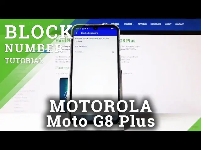 'Video thumbnail for How to Block Number in MOTOROLA Moto G8 Plus – Block Calls & Texts'