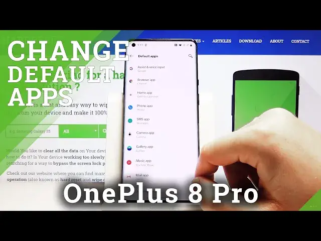 'Video thumbnail for How to Set Up Default Apps in OnePlus 8 Pro - Change Default App Configuration'