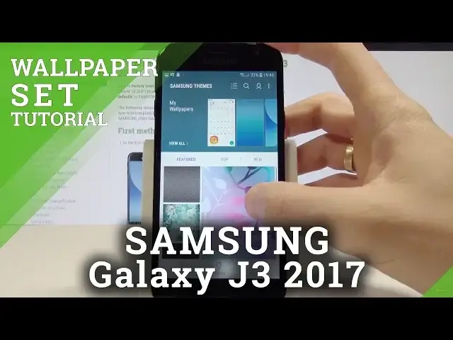 'Video thumbnail for How to Change Wallpaper on SAMSUNG Galaxy J3 2017 - Set Up Wallpaper'