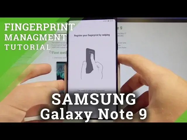 'Video thumbnail for How to Add Fingerprint on SAMSUNG Galaxy Note 9 - Set Up Fingerprint Unlock'