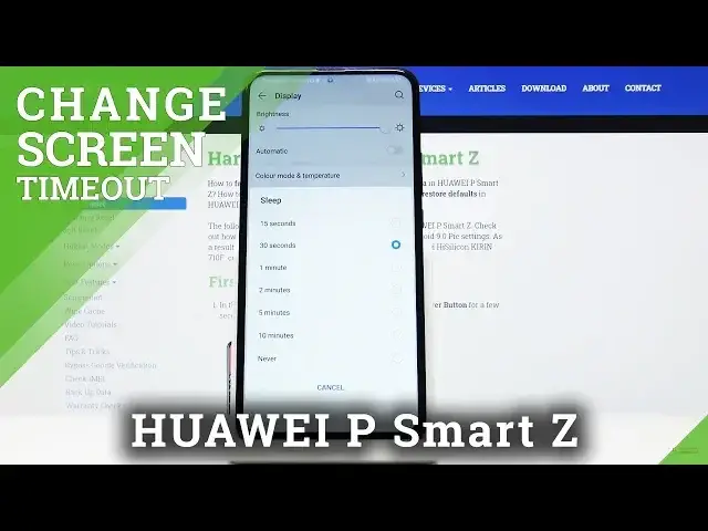 'Video thumbnail for How to Change Screen Timeout in HUAWEI P Smart Z – Screen Sleep Time'