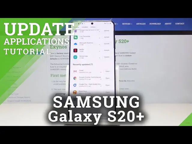 'Video thumbnail for How to Switch Off Running Apps in Samsung Galaxy S20+ | Optimize Android'