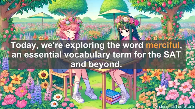 Video thumbnail for 5000 Must Know SAT Vocabulary - Understanding 'Merciful': SAT Vocabulary Explained