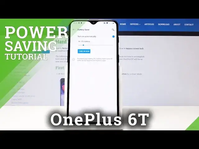'Video thumbnail for How to Activate Power Saving Mode in OnePlus 6T - Extend Battery Life'