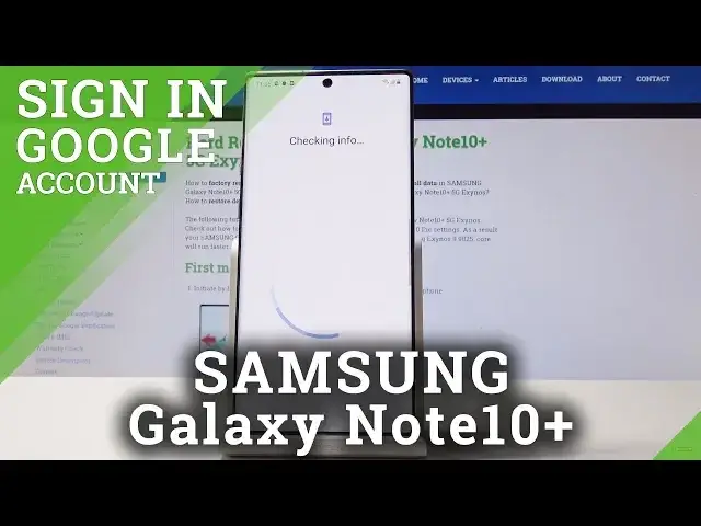 Video thumbnail for How to Delete Google User in SAMSUNG Galaxy Note 10+ - Add Google Account