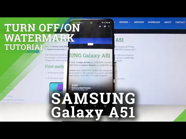 'Video thumbnail for How to Turn Off Watermark on Samsung Galaxy A51 – Advanced Camera Settings'