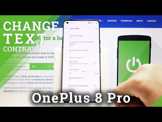 Video thumbnail for How to Turn on High Contrast Text in ONEPLUS 8 Pro – Customize Display Settings