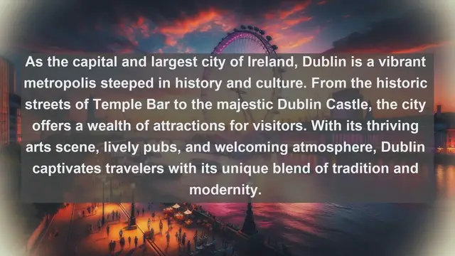 Video thumbnail for Exploring Ireland: Revealing the Top 10 Largest Cities in the Emerald Isle