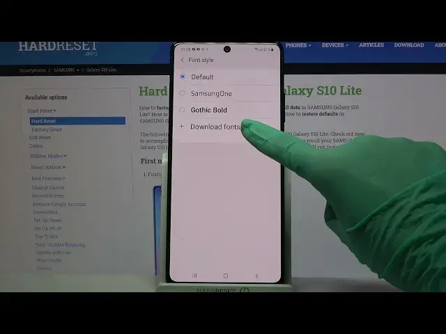 'Video thumbnail for How to Install Rosemary Font on SAMSUNG Galaxy S10 Lite – Download Font'