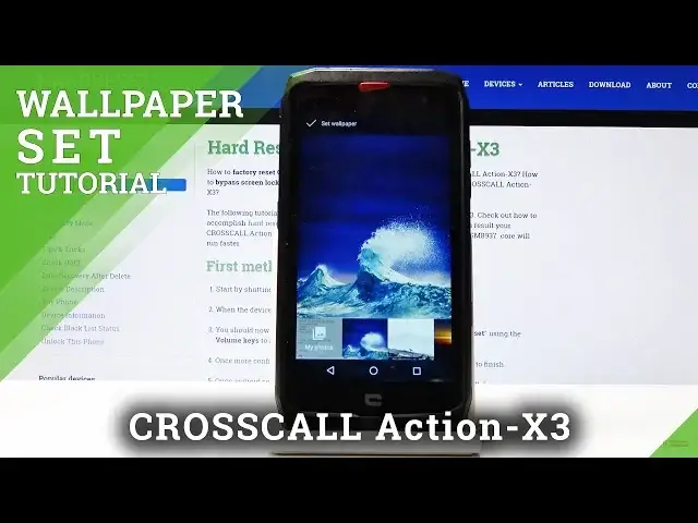 Video thumbnail for How to Change Wallpaper in CROSSCALL Action X3 – Lock Screen & Home Screen Update