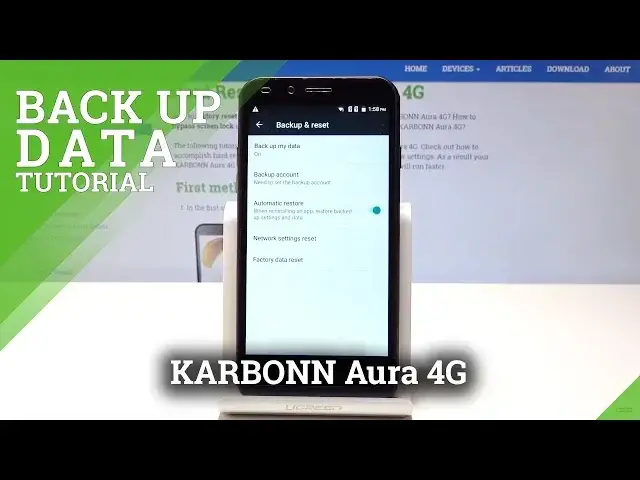 Video thumbnail for How to Back Up Data in KARBONN Aura 4G - Google Account Backup