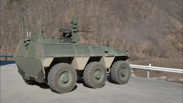Video thumbnail for Hanwha Aerospace South Korea Highlights at ADEX 2023 Next Gen UCV L & Arion SMET robotic vehicles