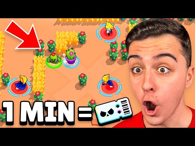 Video thumbnail for SOBREVIVE 1 MINUTO y GANA UN BRAWL PASS PLUS 😱💸 Brawl Stars