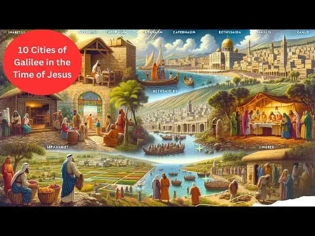 Video thumbnail for 10 Cities of Galilee in the Time of Jesus