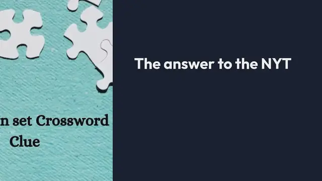 Video thumbnail for NYT Signals on set Crossword Clue Puzzle Answer from September 24, 2024