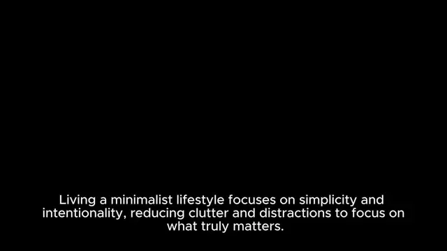 Video thumbnail for best tips for living a minimalist lifestyle