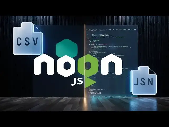 Video thumbnail for Node.js Tutorial to Convert CSV to JSON File Using csvtojson Library in Terminal